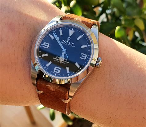 Rolex Explorer 214270 Leather Straps 